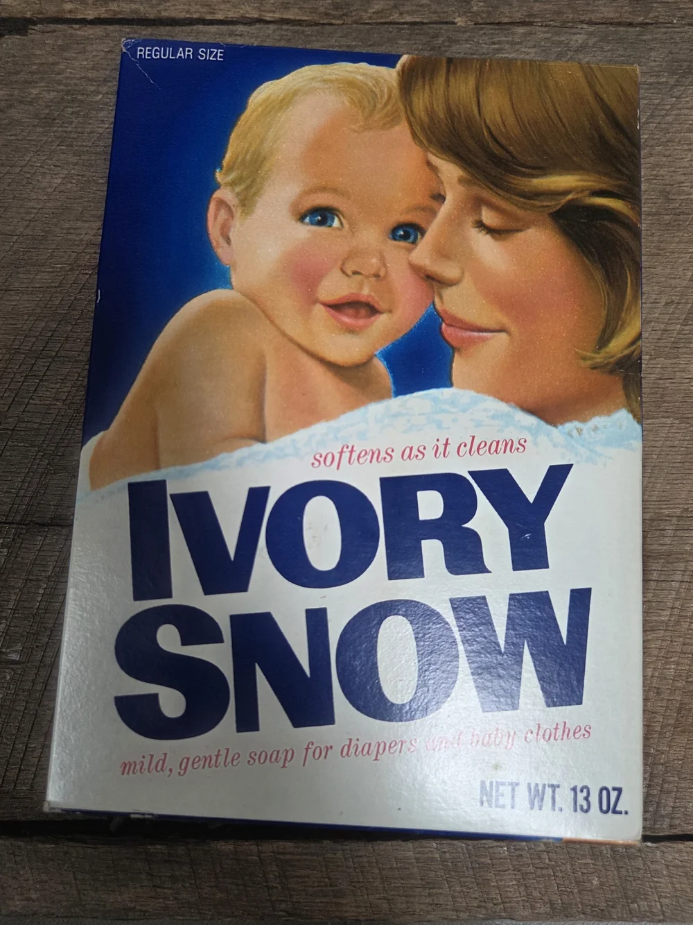Vintage Rare 1970s IVORY SNOW Box Full Never Used Sealed Advertising Prop Bin TT